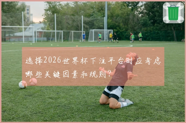选择2026世界杯下注平台时应考虑哪些关键因素和规则？
